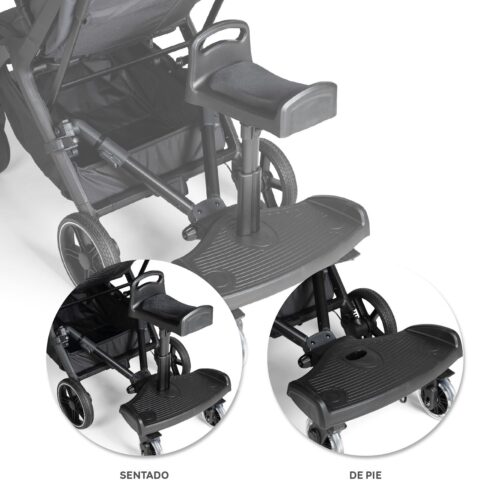 Transportín universal con asiento Pathy de pie y sentado