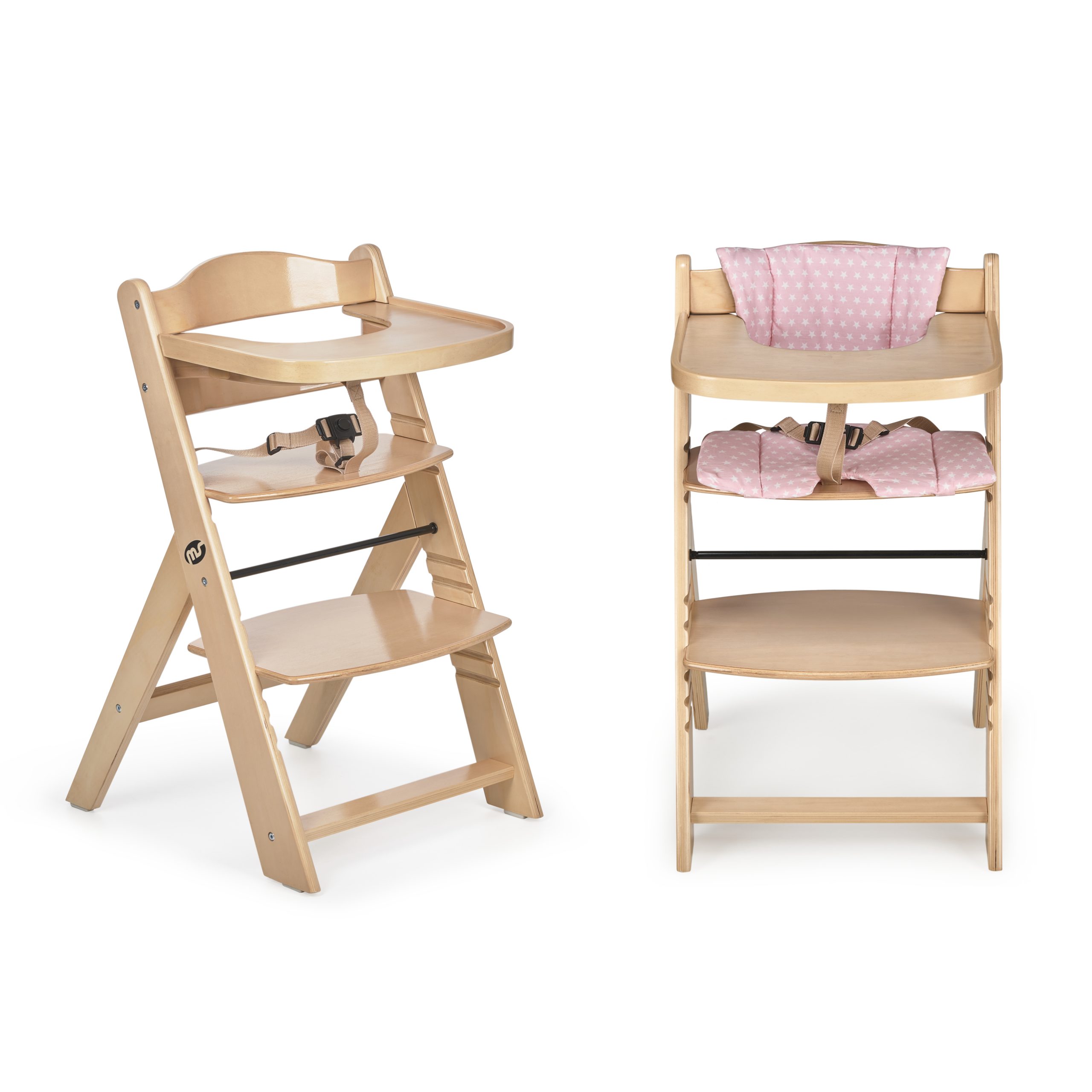 Chaise haute bébé Plein bois - Innovaciones MS