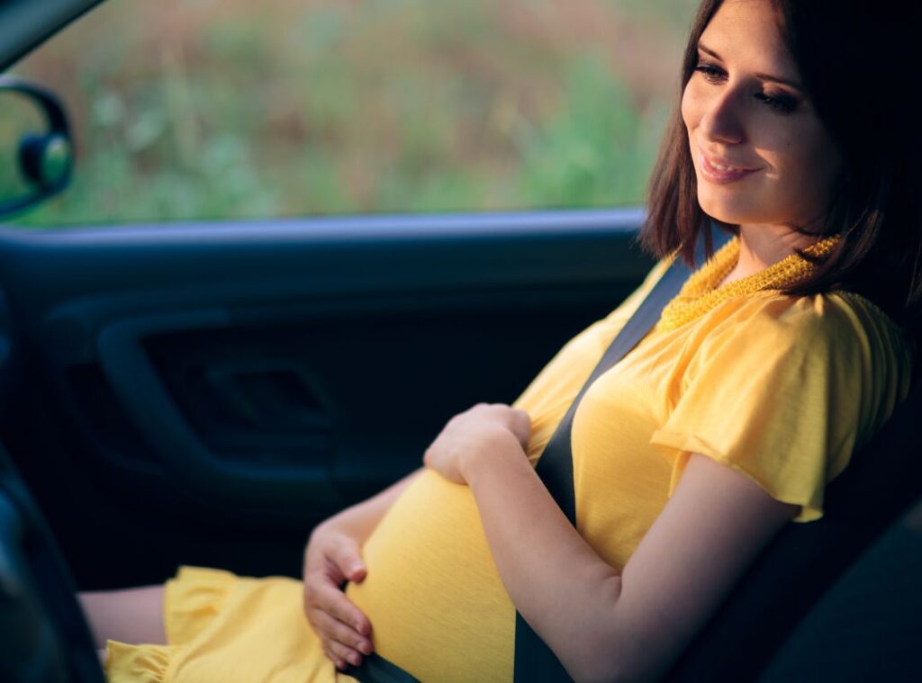 viajar en coche durante el embarazo