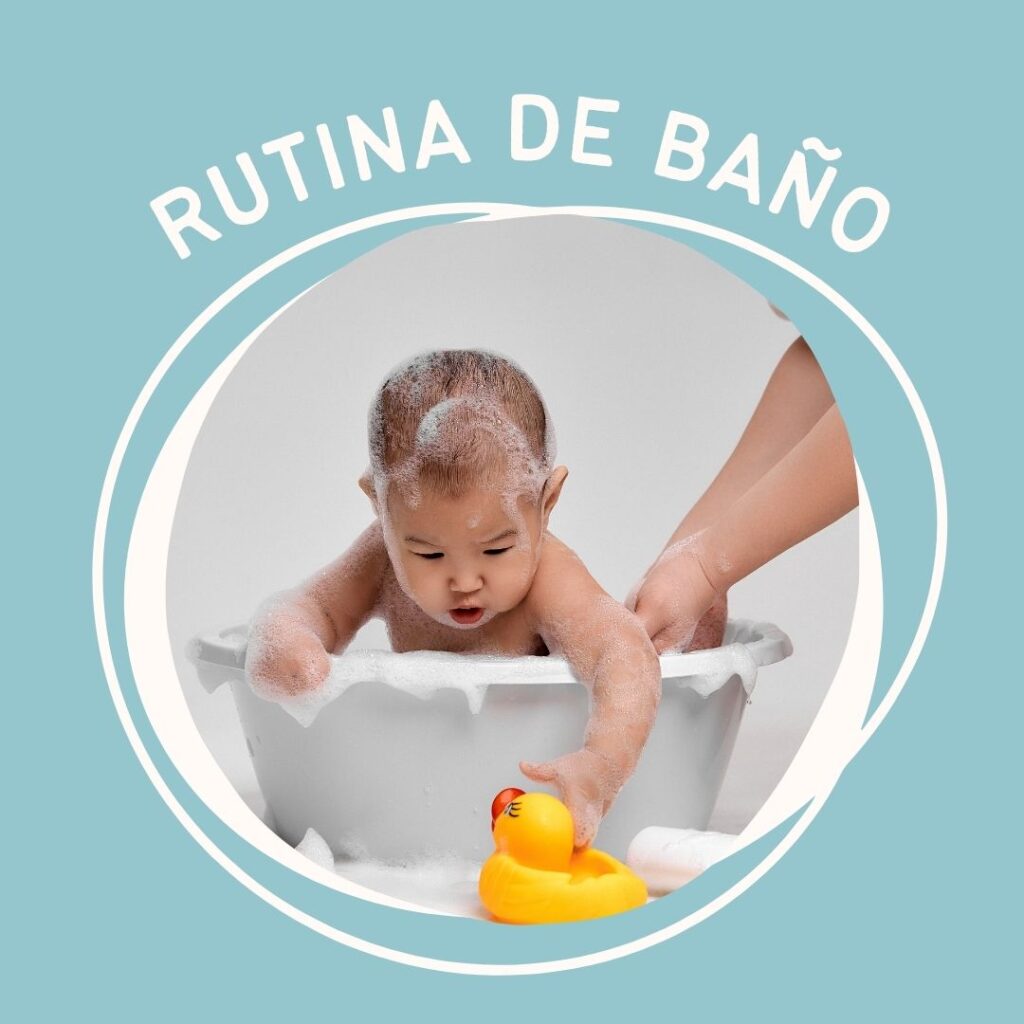 Consejos para crear una rutina de baño para bebé - rutina de bano bebe